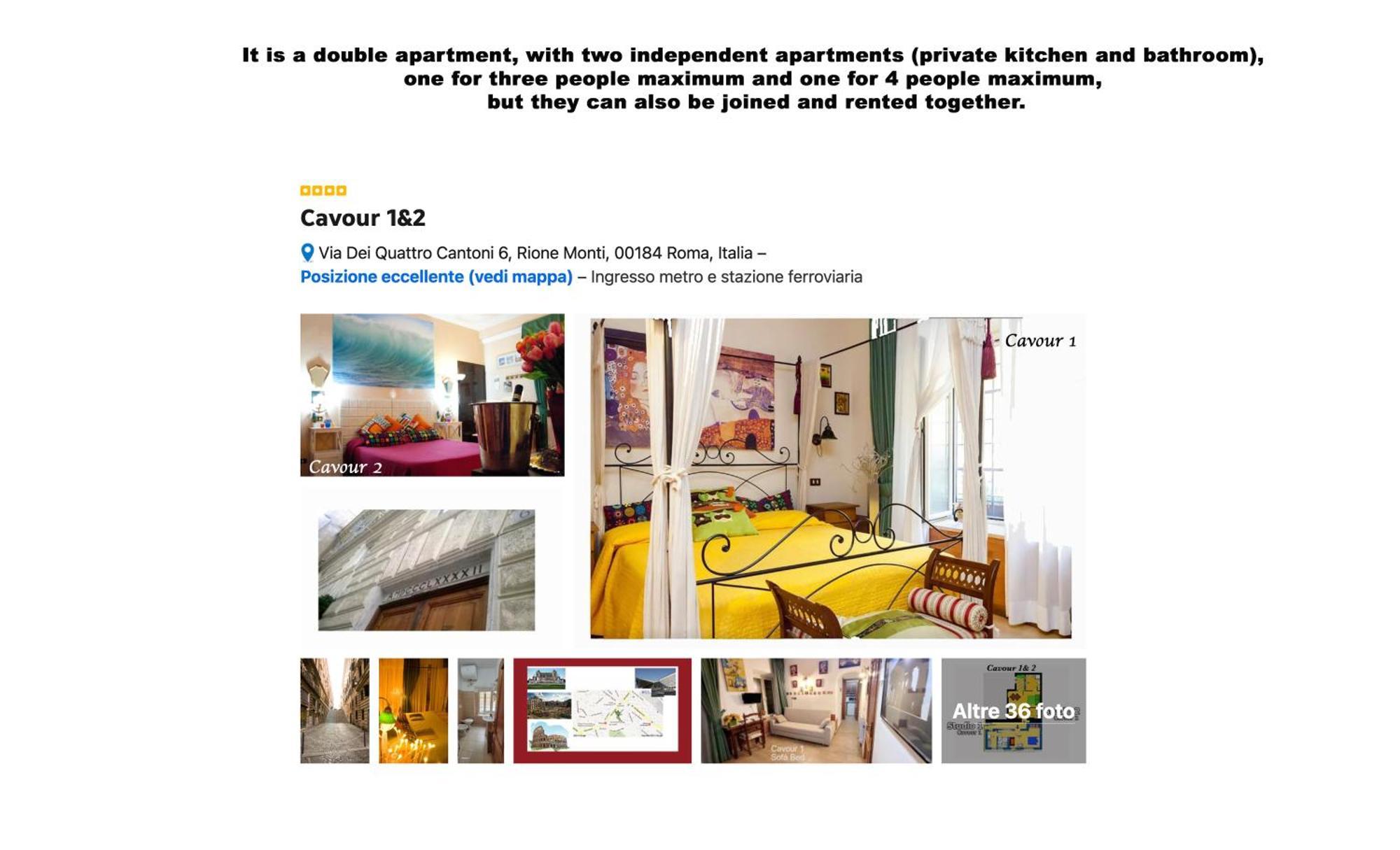 Cavour 1&2 Appartamento